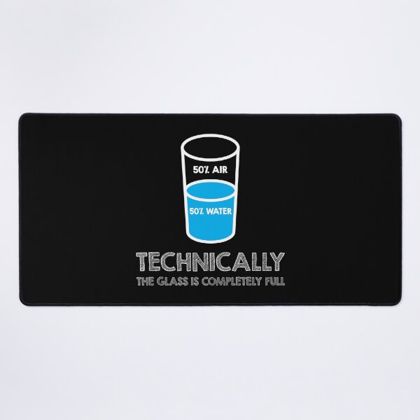 Item preview, Glass Completely Full Science Gift Idea designed and sold by haselshirt.