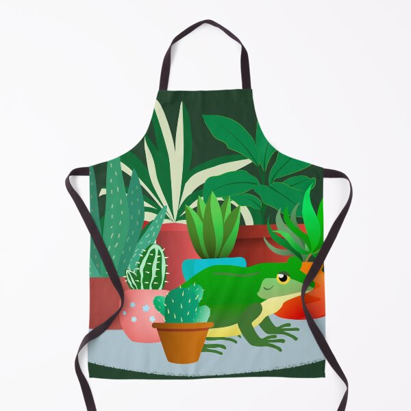 Item preview, Frog and Potted Plants designed and sold by OutOfNowhere.