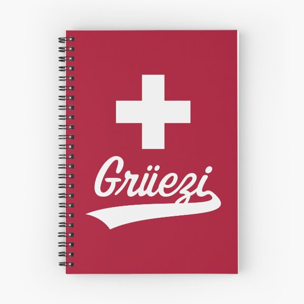Item preview, Grüezi Lettering (Switzerland / Swiss Flag) designed and sold by MrFaulbaum.