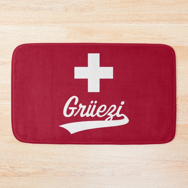 Item preview, Grüezi Lettering (Switzerland / Swiss Flag) designed and sold by MrFaulbaum.