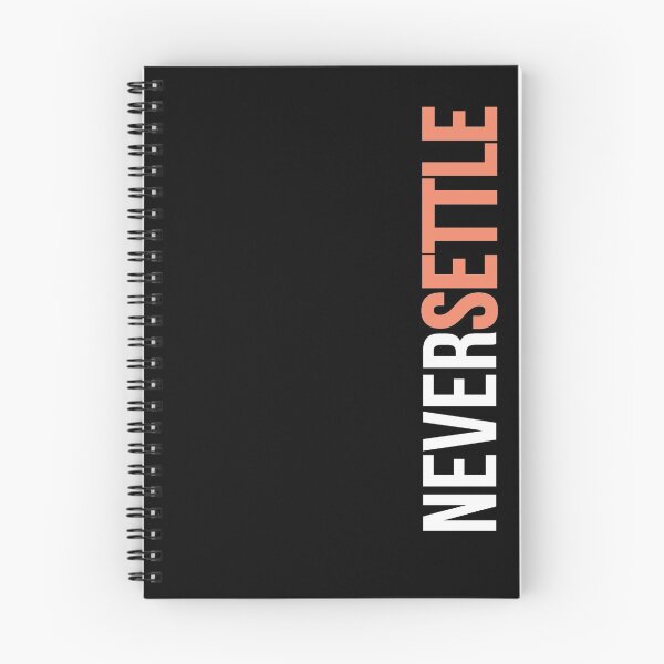 Item preview, NEVER SETTLE! designed and sold by fearlessmotivat.