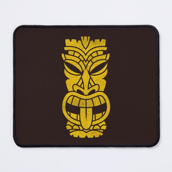 Item preview, Yellow Tiki Pop Mask designed and sold by TheLemonBox.