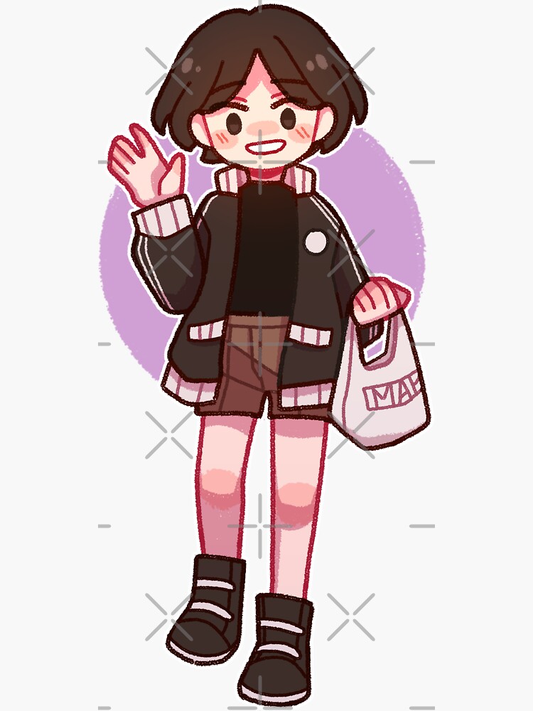 "IO Solo [Little Pickle Town]" Sticker for Sale by lenabyn Redbubble