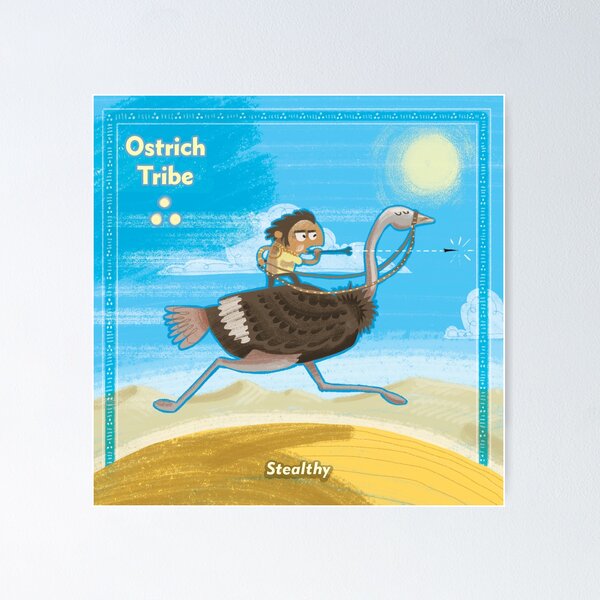 Item preview, The Stealthy Ostrich Tribe designed and sold by Chaosium.