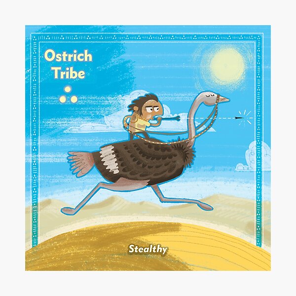 Item preview, The Stealthy Ostrich Tribe designed and sold by Chaosium.