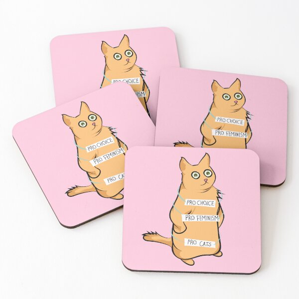 Item preview, pro choice pro feminism pro cats designed and sold by Starstacks.