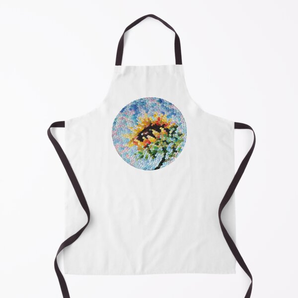 Item preview, Sunflowers round oil painting Linkupism Game of Shades designed and sold by MariDaniArt.