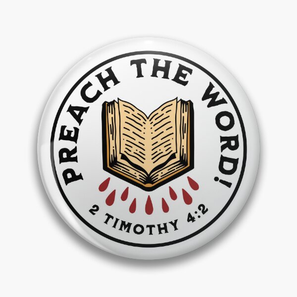 Item preview, Preach the Word Tattoo Design designed and sold by BibleGraphics.