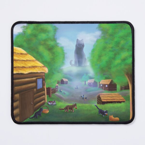 Item preview, A Village With A Giant Cat & Muffins designed and sold by Brandyn Saunders.