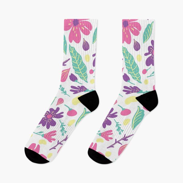 Item preview, Pink and purple florals designed and sold by printmesomecolo.