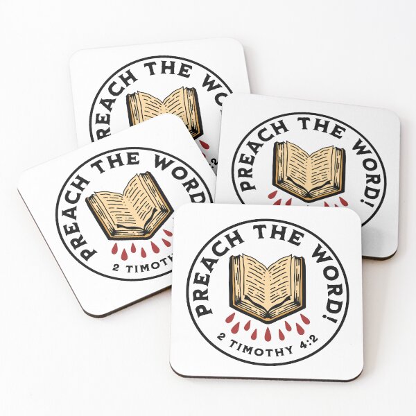 Item preview, Preach the Word Tattoo Design designed and sold by BibleGraphics.