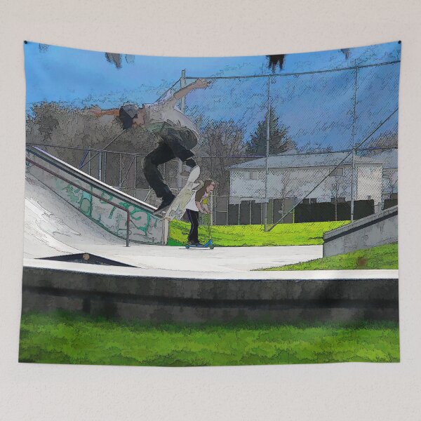 Item preview, Skateboarding Fool designed and sold by NaturePrints.