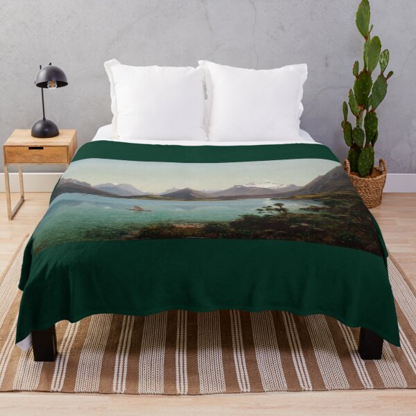 Item preview, Lake Wakatipu with Mount Earnslaw, Middle Island, New Zealand by Eugène von Guérard designed and sold by Amanda1775.