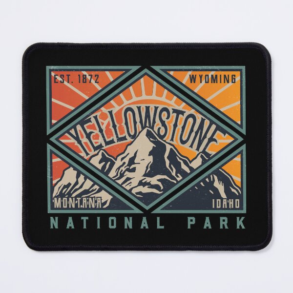 Item preview, Yellowstone National Park Hiking Camping designed and sold by MarkusShirts.
