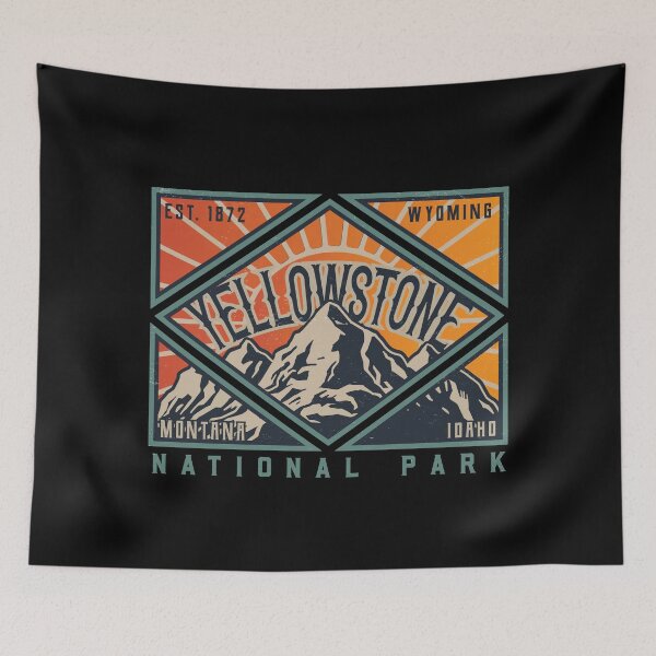Item preview, Yellowstone National Park Hiking Camping designed and sold by MarkusShirts.