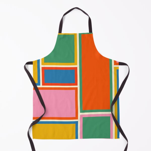 Aperçu de l'œuvre Motif géométrique moderne modulaire du milieu du siècle dans des couleurs pop rétro créée et vendue par kierkegaard.