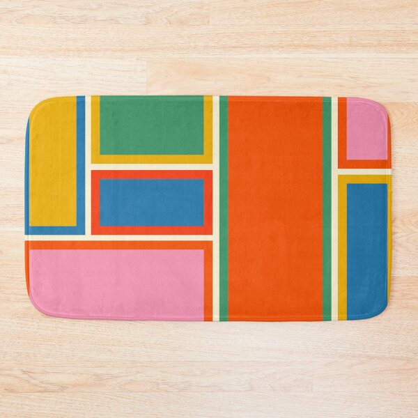 Item preview, Modular Midcentury Modern Geometric Pattern in Retro Pop Colours designed and sold by kierkegaard.