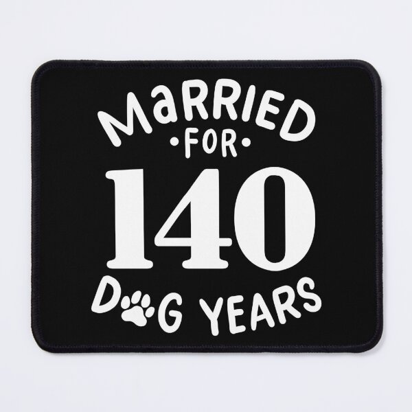 Item preview, 20th Wedding Anniversary, Married For 140 Dog Years designed and sold by haselshirt.