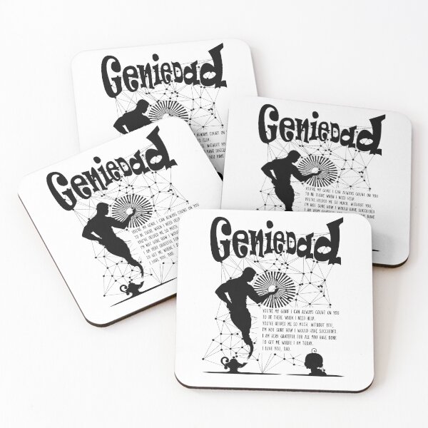 Item preview, Genie Dad (W),You’re my genie I can always count on you to be there when I need help.,Happy Father's Day T-Shirt, Father's Day Gift, Moustache Shirt designed and sold by Vaccine159.