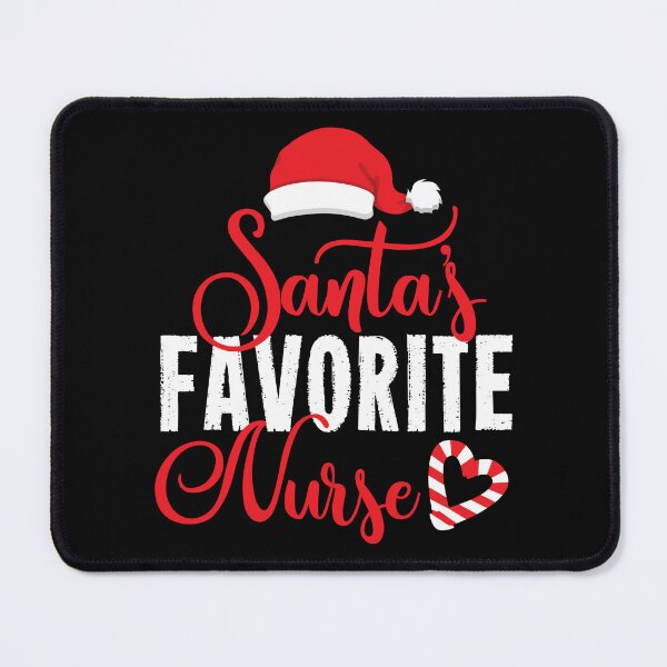 Item preview, Christmas Tree Xmas Nurse Santa's Favorite Holiday Gift designed and sold by haselshirt.