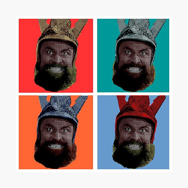 Aperçu de l'œuvre Prince Vultan de Flash Gordon Pop Art créée et vendue par DoctorRandom.