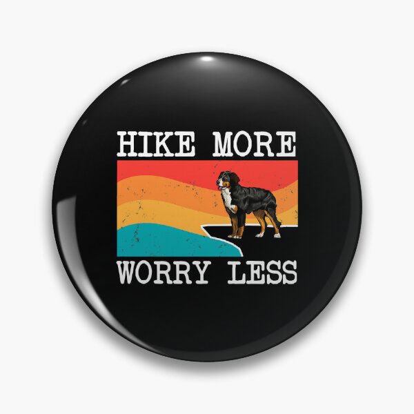 Item preview, Hike More Worry Less Bernese Mountain Dog Graphic Hiking designed and sold by HardiKel.