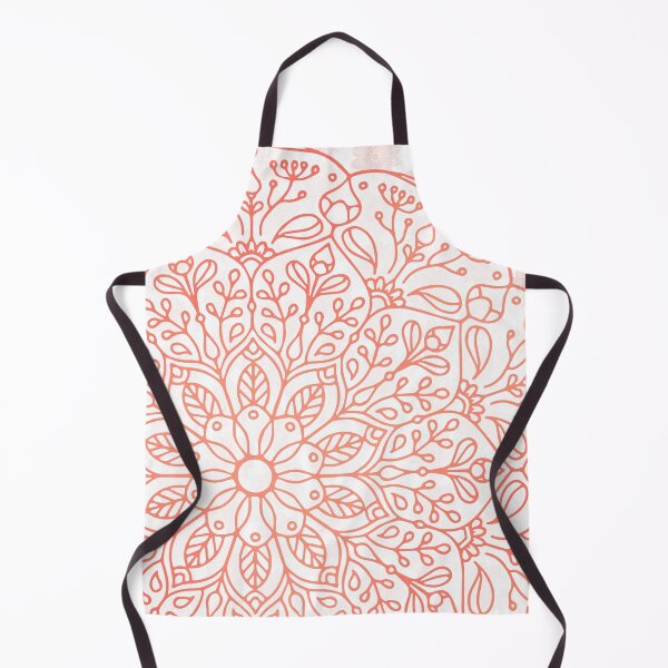 Item preview, Coral Nature Mandala designed and sold by Kelly Dietrich Mandala & Fractal Art.