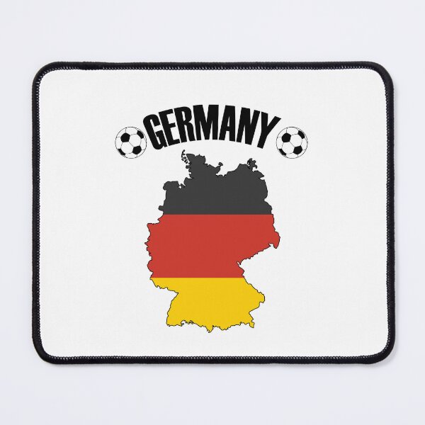 Item preview, Germany Football Map - German Flag Soccer Balls designed and sold by TravelScientist.