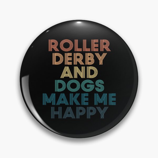 Item preview, Roller derby And Dogs Make Me Happy- Gift for Roller derby & Dogs Fans designed and sold by kindxinn.