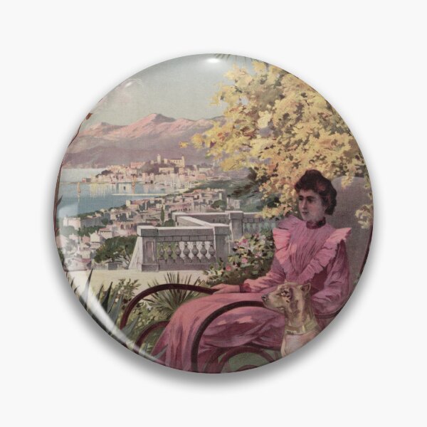 Item preview, Vintage antique Cannes French travel advertising designed and sold by aapshop.