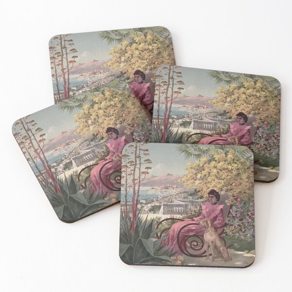 Item preview, Vintage antique Cannes French travel advertising designed and sold by aapshop.