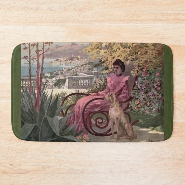 Item preview, Vintage antique Cannes French travel advertising designed and sold by aapshop.