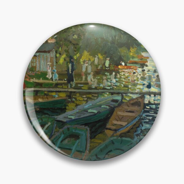 Item preview, Bathers at La Grenouillère by Claude Monet (1869) designed and sold by allhistory.