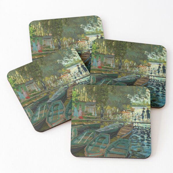 Item preview, Bathers at La Grenouillère by Claude Monet (1869) designed and sold by allhistory.