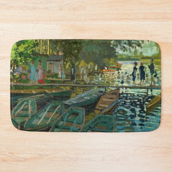 Item preview, Bathers at La Grenouillère by Claude Monet (1869) designed and sold by allhistory.