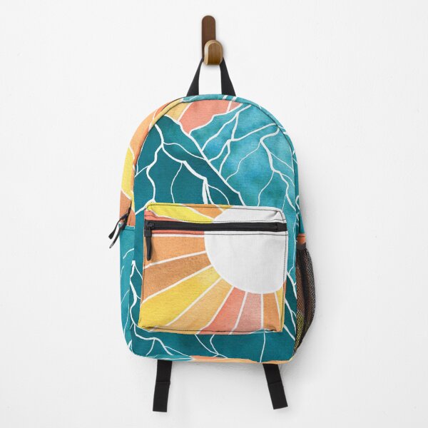 Item preview, Sunrise over mountains designed and sold by symmetreeart.