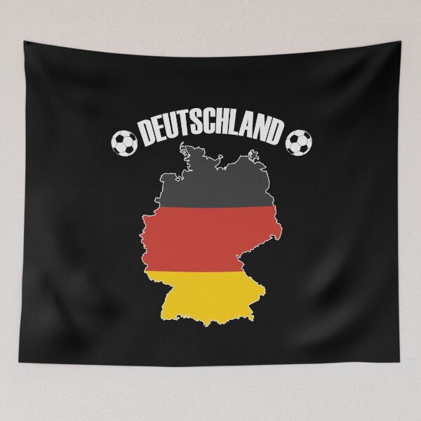 Item preview, Deutschland Football Map - German Flag Soccer Ball designed and sold by TravelScientist.