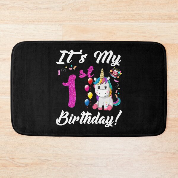 Item preview, Its My 1st Birthday Unicorn 1 Year Old Girls designed and sold by PameGraha.