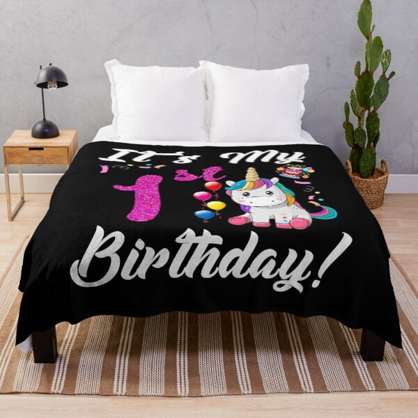 Item preview, Its My 1st Birthday Unicorn 1 Year Old Girls designed and sold by PameGraha.