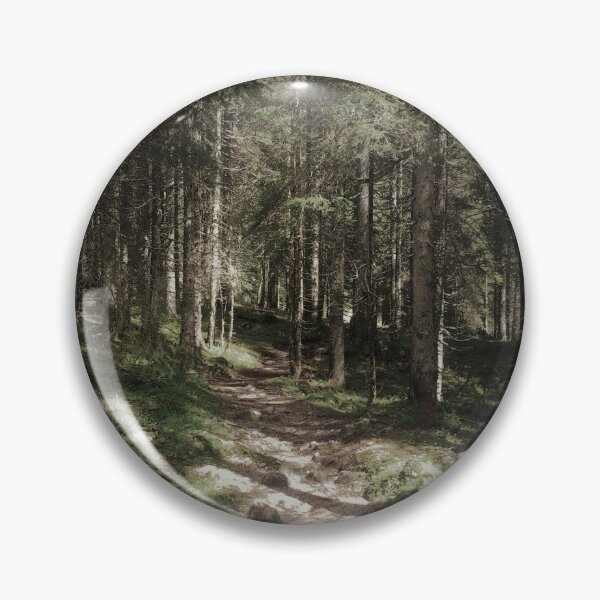 Item preview, Spooky vintage forest path designed and sold by ray-designs-.