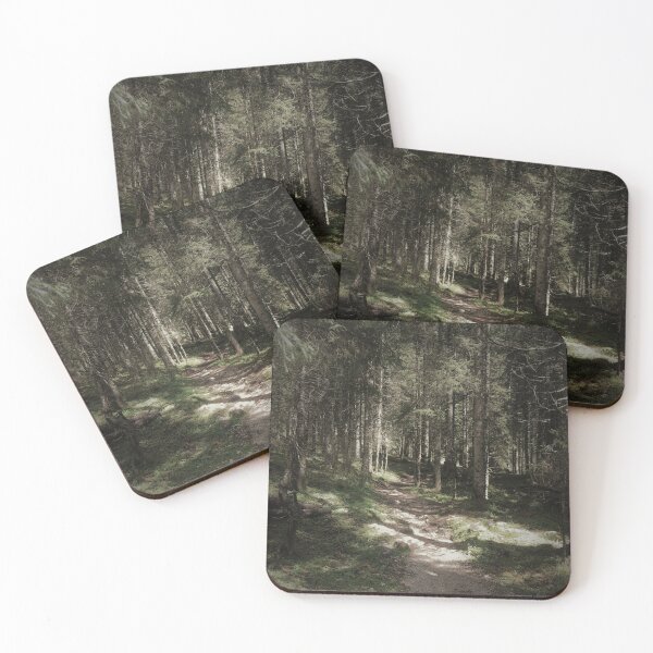 Item preview, Spooky vintage forest path designed and sold by ray-designs-.