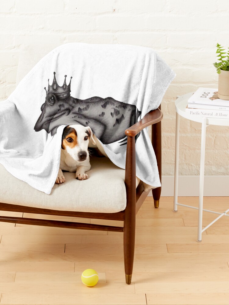 Alternate view of The Frog Prince Pet Blanket