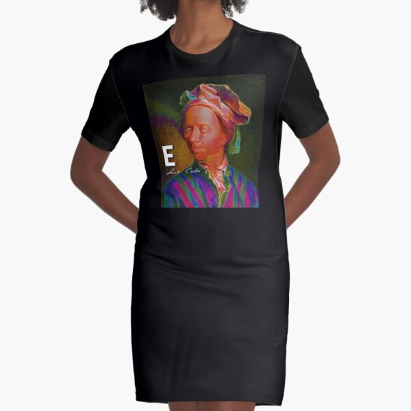 Press 'E' in the chat for Euler (Leonhard) Graphic T-Shirt Dress