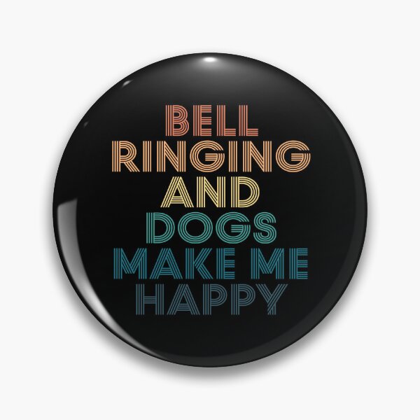 Item preview, Bell Ringing And Dogs Make Me Happy- Gift for Bell Ringing & Dogs Fans designed and sold by kindxinn.
