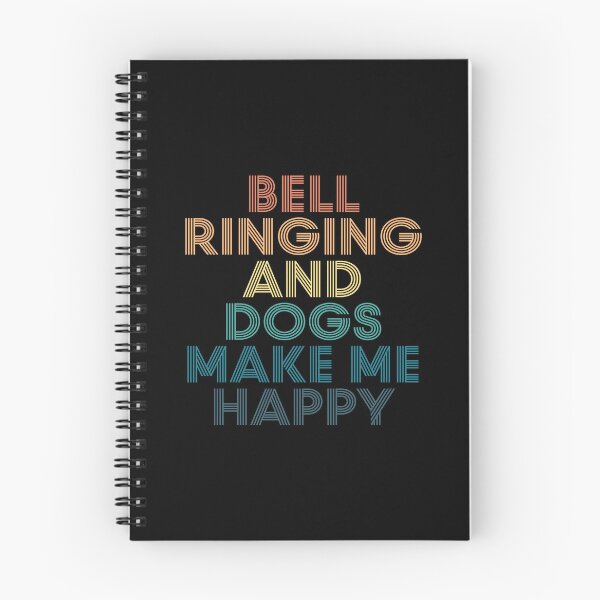 Item preview, Bell Ringing And Dogs Make Me Happy- Gift for Bell Ringing & Dogs Fans designed and sold by kindxinn.