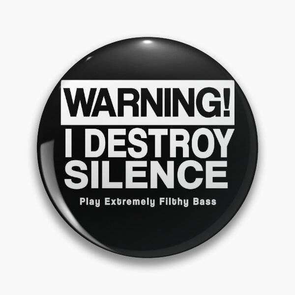 Item preview, Warning I Destroy Silence ( Cocky DJ Selecta Show ) designed and sold by WULFLAND ARTS.