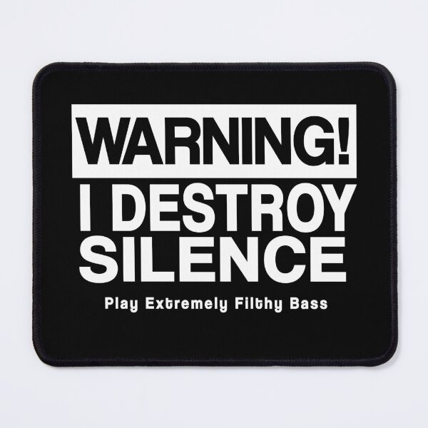 Item preview, Warning I Destroy Silence ( Cocky DJ Selecta Show ) designed and sold by WULFLAND ARTS.