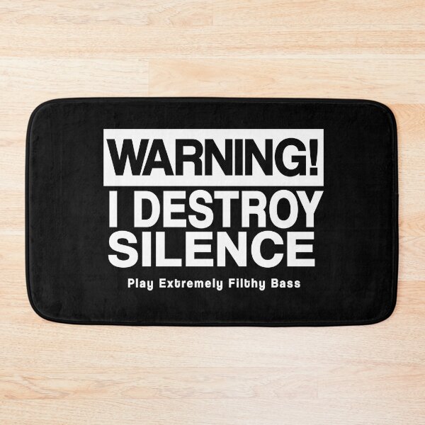 Item preview, Warning I Destroy Silence ( Cocky DJ Selecta Show ) designed and sold by WULFLAND ARTS.