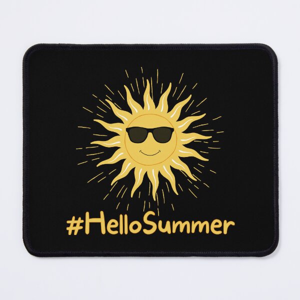 Item preview, Hello summer sun with sunglasses summer vibes designed and sold by Randa Ranmania.