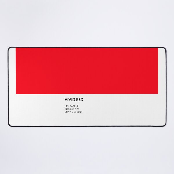 Vivid Red - Bright Red - Color Pantone Colour Design